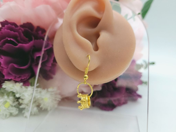 Krönchen Ohrringe Prinzessin